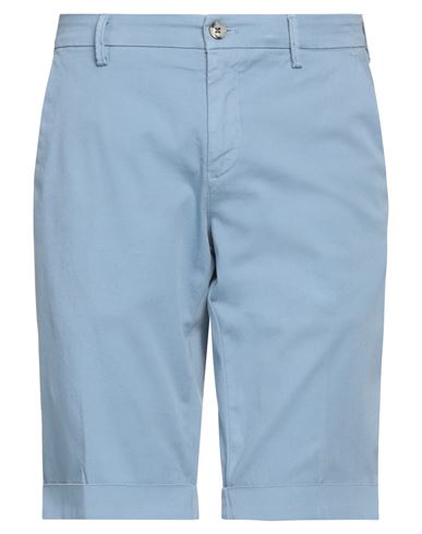 Mason's Man Shorts & Bermuda Shorts Sky blue Size 30 Cotton, Elastane