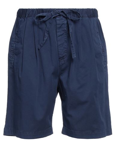 Massimo Alba Man Shorts & Bermuda Shorts Navy blue Size M Cotton, Elastane