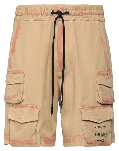 Mauna Kea Man Shorts & Bermuda Shorts Camel Size S Cotton, Elastane