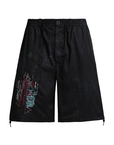 Mcq Alexander Mcqueen Man Shorts & Bermuda Shorts Black Size S Cotton, Elastane, Polyester