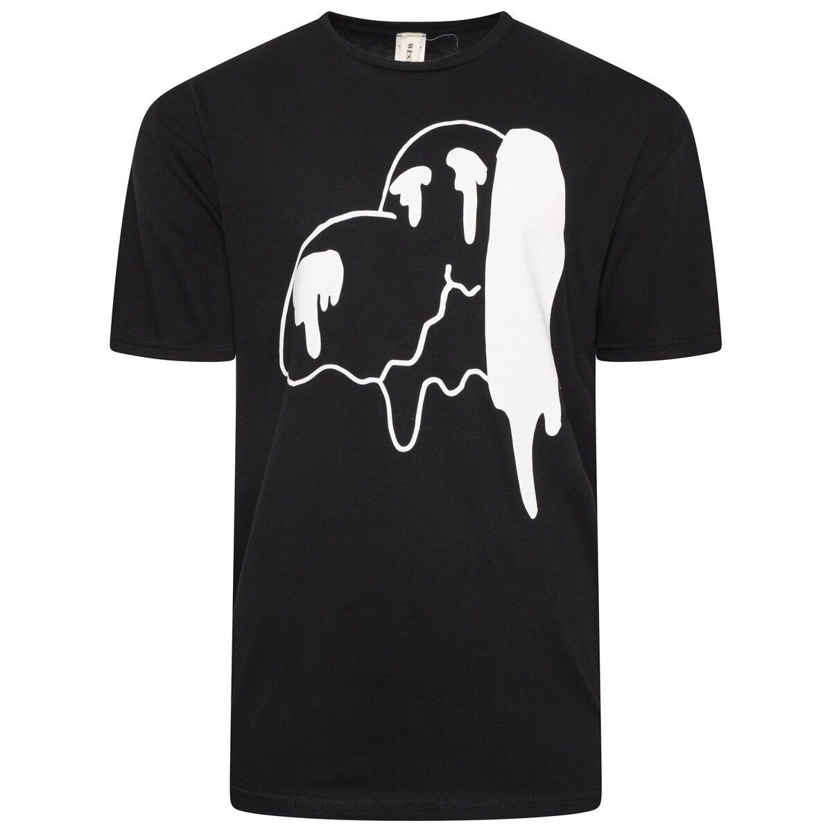 Melting Snoopy Ss T-shirt Xl Black