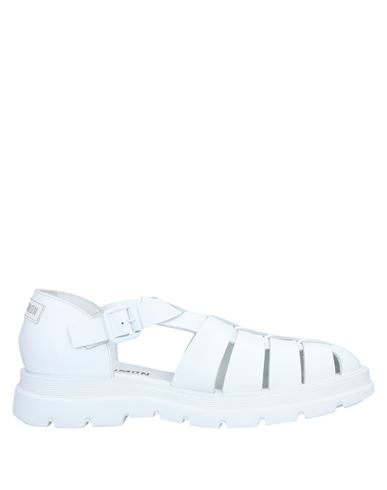 Mich E Simon Man Sandals White Size 8 Calfskin