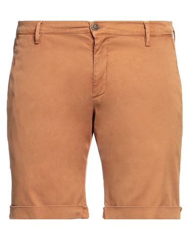 Michael Coal Man Shorts & Bermuda Shorts Camel Size 35 Cotton, Elastane