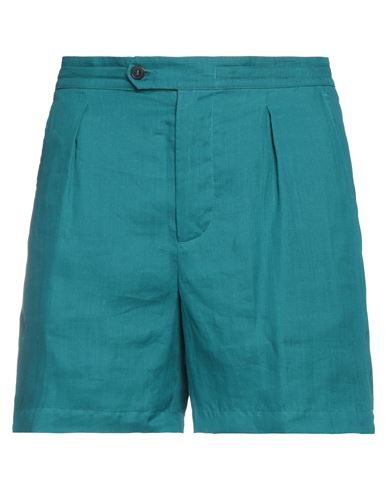 Missoni Man Shorts & Bermuda Shorts Deep jade Size 32 Ramie