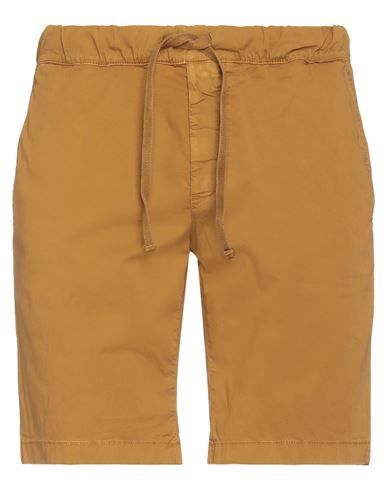 Modfitters Man Shorts & Bermuda Shorts Camel Size XL Cotton, Elastane