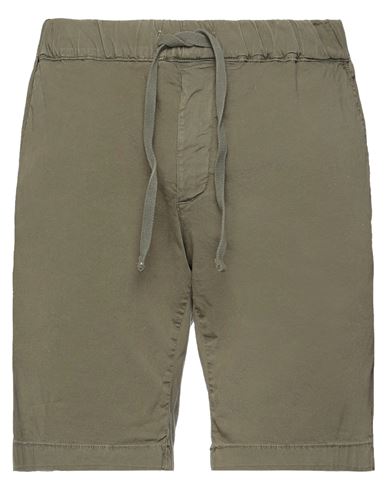 Modfitters Man Shorts & Bermuda Shorts Military green Size S Cotton, Elastane
