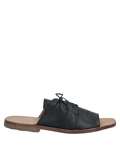 Moma Man Sandals Black Size 9 Soft Leather