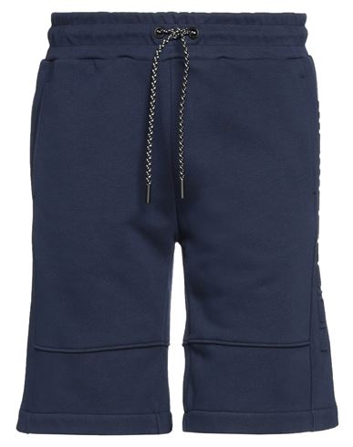 Momo Design Man Shorts & Bermuda Shorts Midnight blue Size S Cotton, Polyester