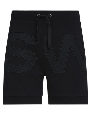 Moschino Man Shorts & Bermuda Shorts Black Size XXL Cotton, Elastane, Polyester