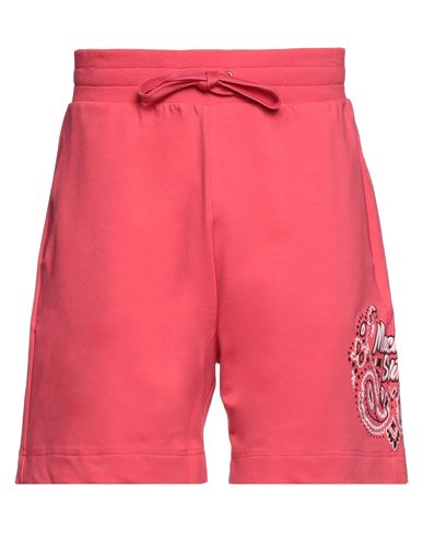 Moschino Man Shorts & Bermuda Shorts Coral Size XS Cotton, Elastane