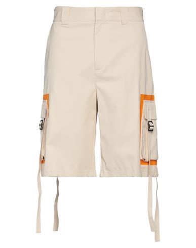 Msgm Man Shorts & Bermuda Shorts Beige Size 34 Cotton