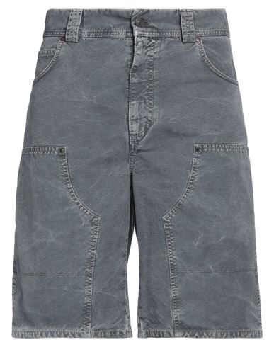 Msgm Man Shorts & Bermuda Shorts Grey Size 34 Cotton