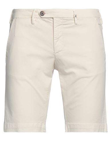 Myths Man Shorts & Bermuda Shorts Cream Size 30 Cotton, Elastane