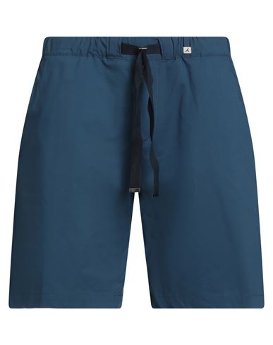 Myths Man Shorts & Bermuda Shorts Slate blue Size 34 Cotton, Nylon, Elastane