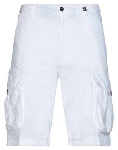 Myths Man Shorts & Bermuda Shorts White Size 40 Cotton