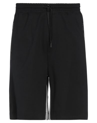 Neil Barrett Man Shorts & Bermuda Shorts Black Size M Viscose, Polyester, Elastane