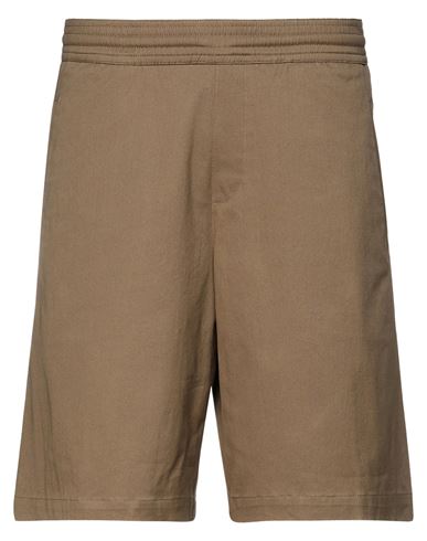 Neil Barrett Man Shorts & Bermuda Shorts Military green Size 28 Cotton, Elastane