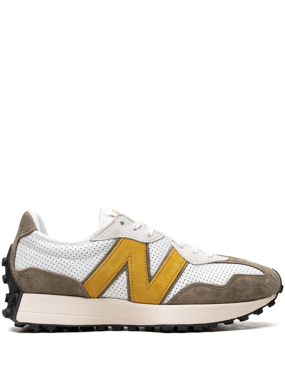 New Balance 327 "Yellow Olive" sneakers - White