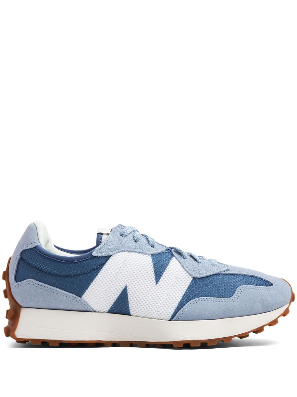 New Balance 327 panelled suede sneakers - Blue