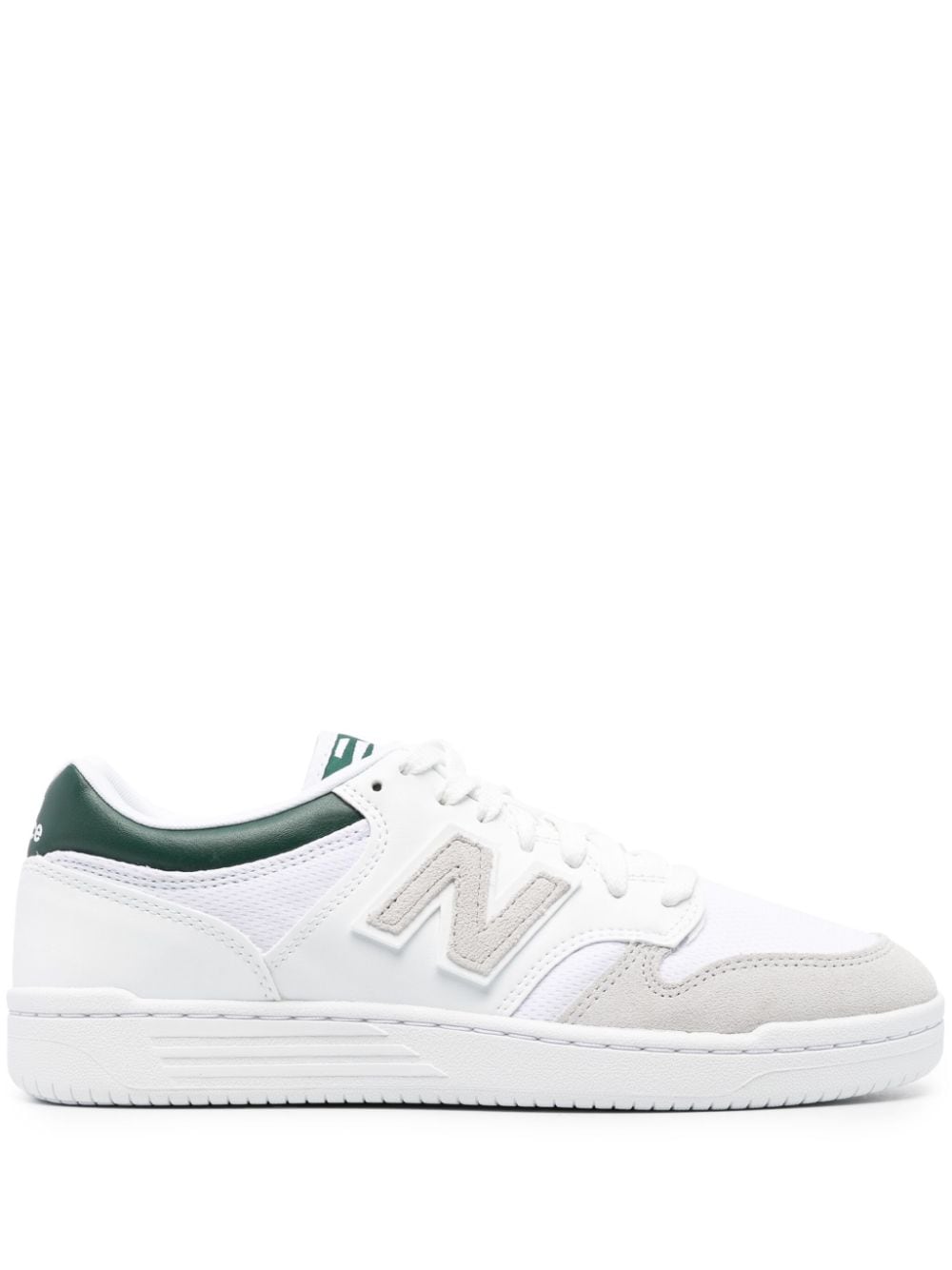 New Balance 480 panelled leather sneakers - White