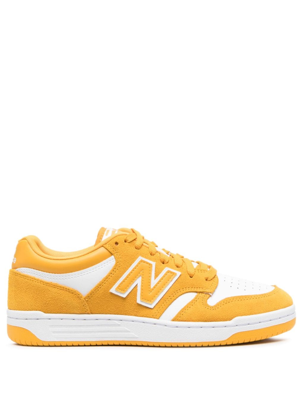 New Balance 480 suede low-top sneakers - Yellow