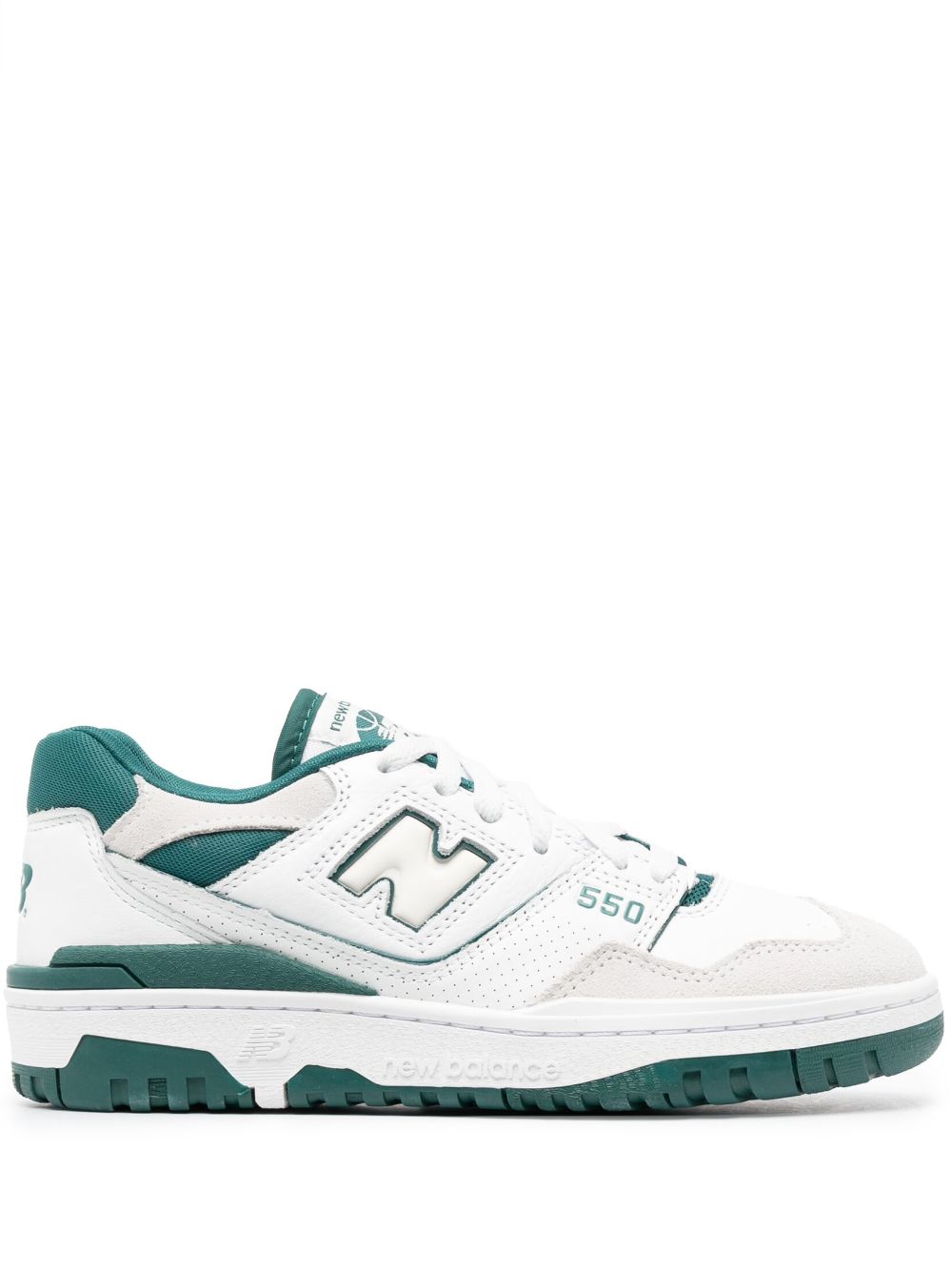 New Balance 550 low-top leather sneakers - White