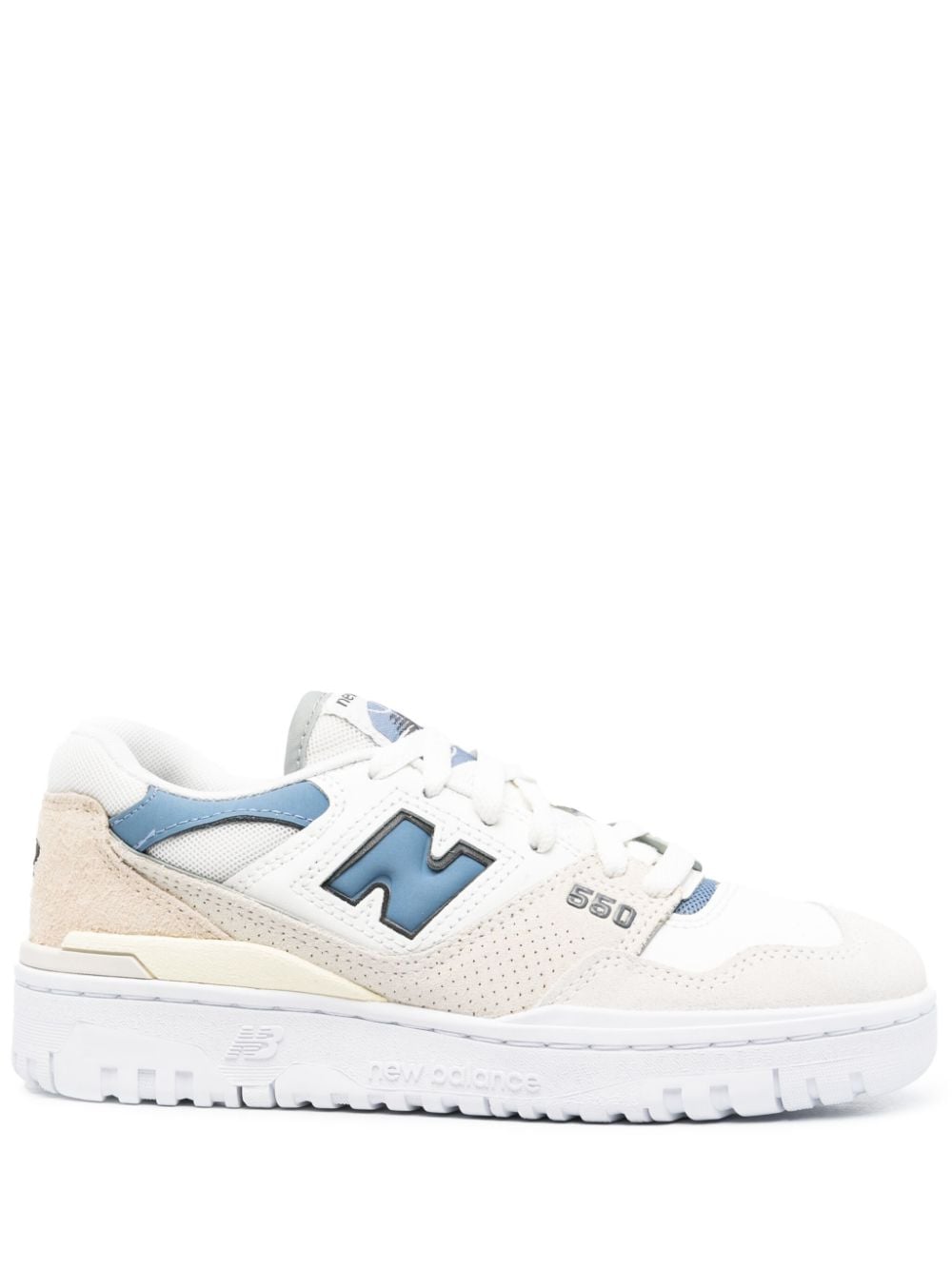 New Balance 550 panelled leather sneakers - White