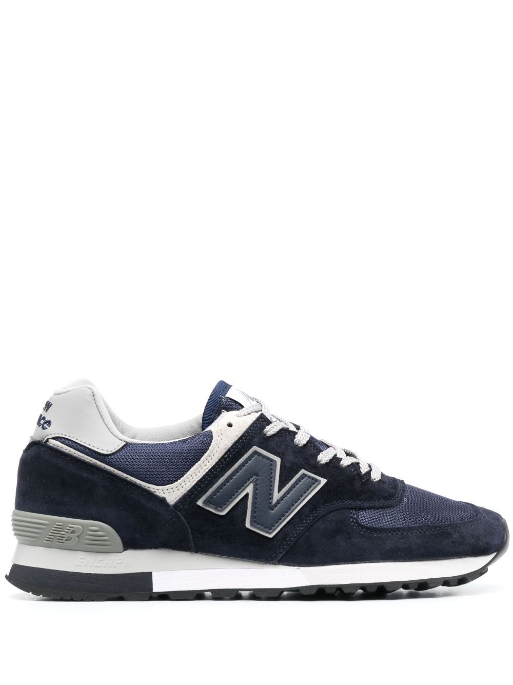 New Balance 576 logo-patch leather sneakers - Blue