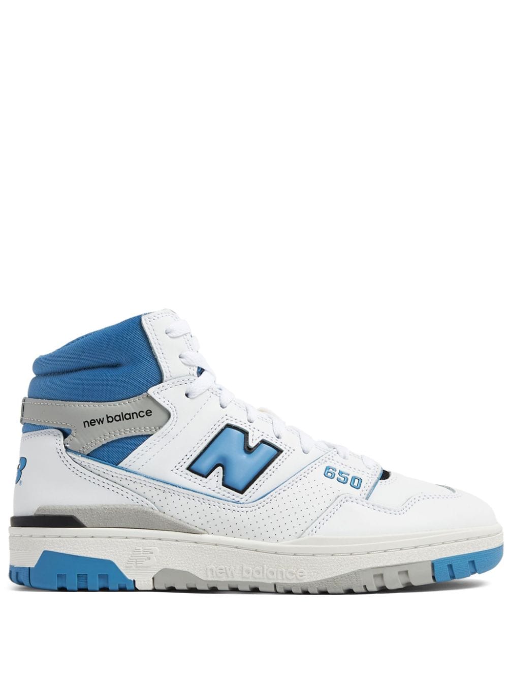 New Balance 650 leather hi-top sneakers - White