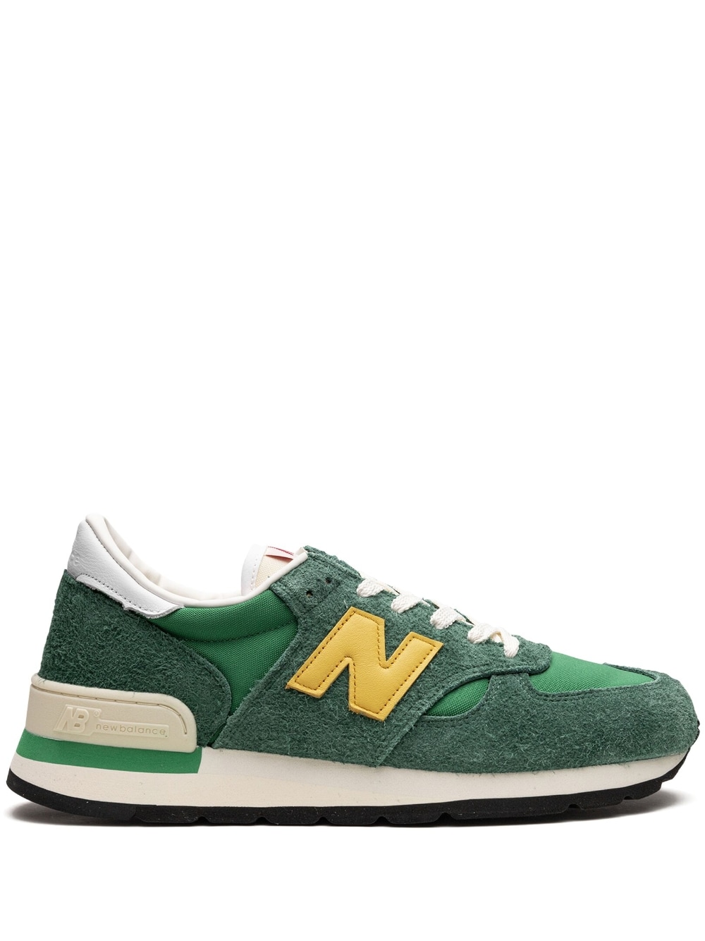 New Balance 990 V1 "Green/Gold" sneakers