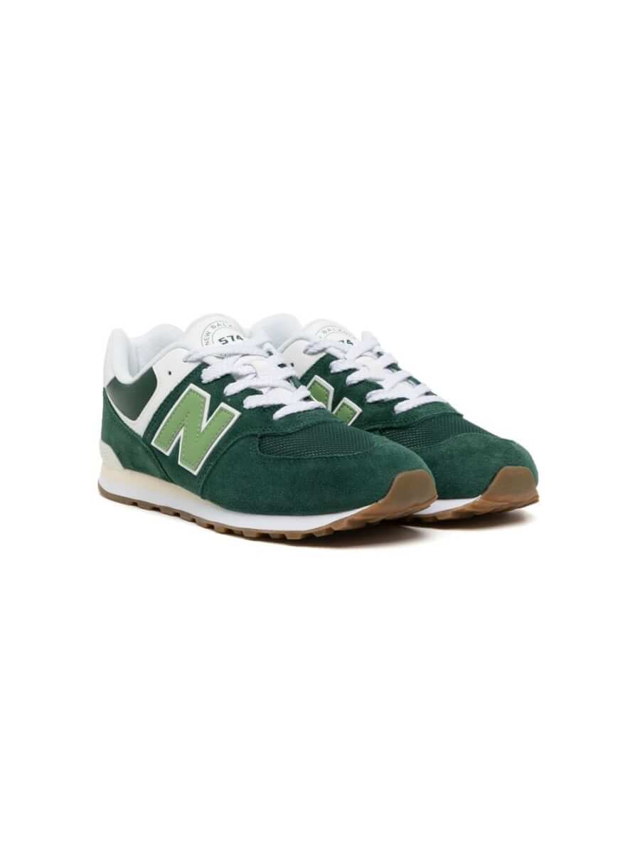 New Balance Kids 574 lace-up sneakers - Green