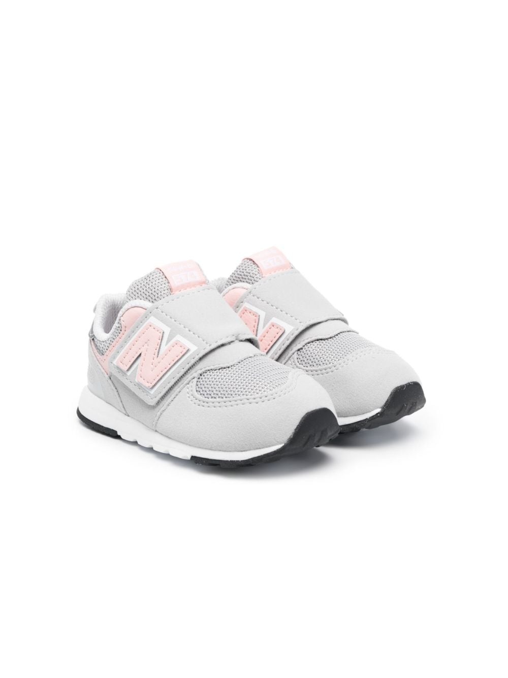 New Balance Kids 574 touch-strap sneakers - Grey