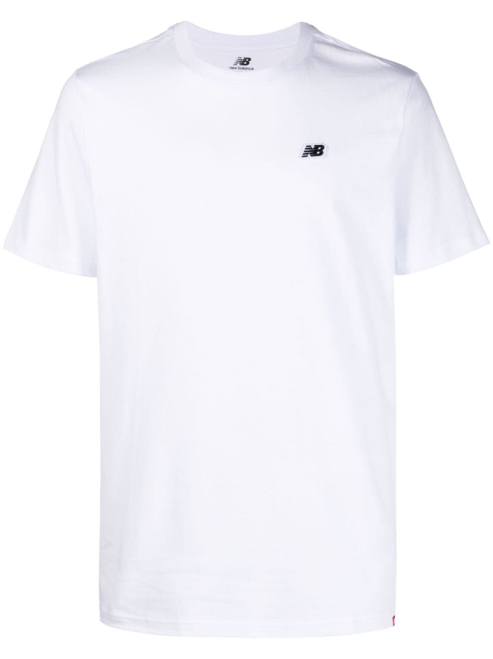 New Balance logo-patch cotton T-shirt - White