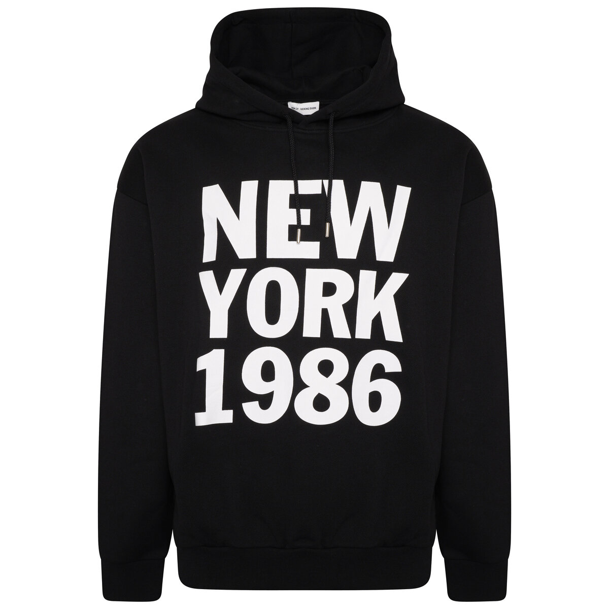 New York 1986 Hoodie L Black
