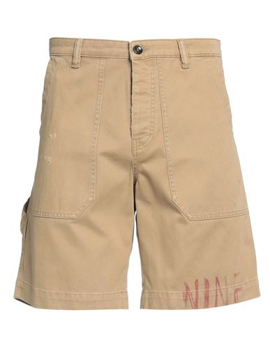 Nine In The Morning Man Shorts & Bermuda Shorts Sand Size 33 Cotton