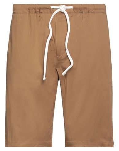 No. w Man Shorts & Bermuda Shorts Light brown Size 28 Cotton, Elastane, Polyester