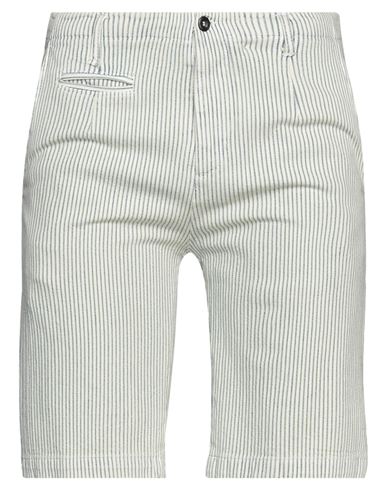 Novemb3r Man Shorts & Bermuda Shorts Ivory Size 34 Cotton