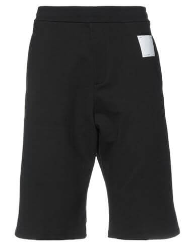 Oamc Man Shorts & Bermuda Shorts Black Size S Cotton, Elastane