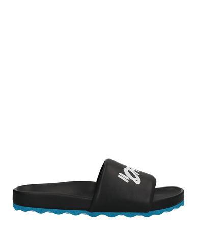 Off-white Man Sandals Black Size 10 Soft Leather