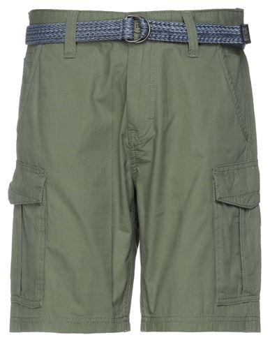 O'neill Man Shorts & Bermuda Shorts Military green Size 31 Cotton