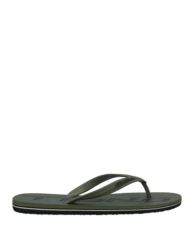 O'neill Man Thong sandal Military green Size 12 Rubber