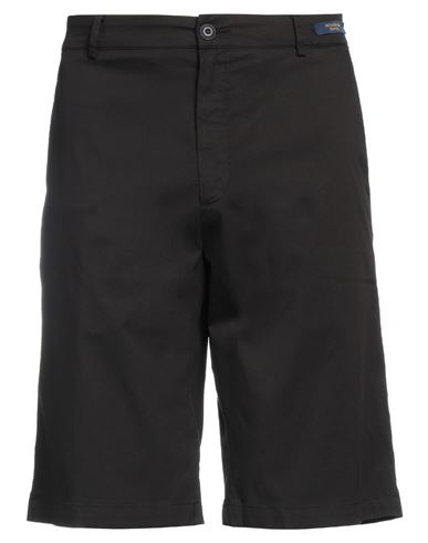 Paul & Shark Man Shorts & Bermuda Shorts Black Size 38 Cotton, Nylon, Elastane