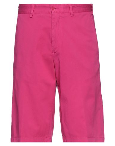 Paul & Shark Man Shorts & Bermuda Shorts Fuchsia Size 32 Cotton, Elastane
