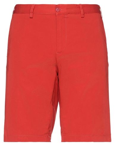 Paul & Shark Man Shorts & Bermuda Shorts Rust Size 40 Cotton, Elastane