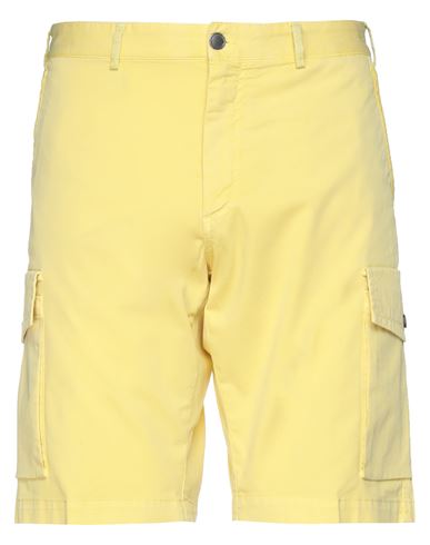 Paul & Shark Man Shorts & Bermuda Shorts Yellow Size 30 Cotton, Elastane