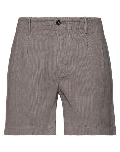 Pence Man Shorts & Bermuda Shorts Khaki Size 28 Cotton, Linen, Elastane