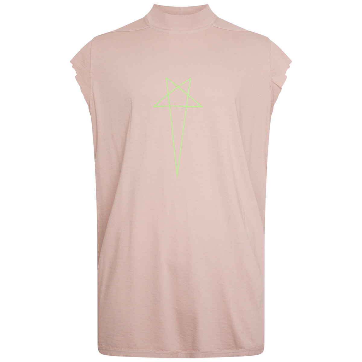 Pentagram Sleeveless Jumbo T-shirt S Pale Pink