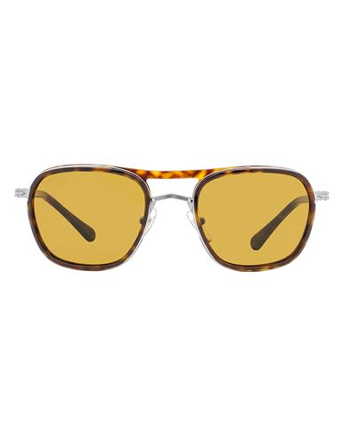 Persol Persol Square Po2484s Sunglasses Sunglasses Brown Size 52 Acetate, Metal