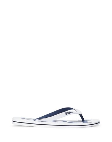 Polo Ralph Lauren Bolt Logo Flip-flop Man Thong sandal White Size 9 Rubber