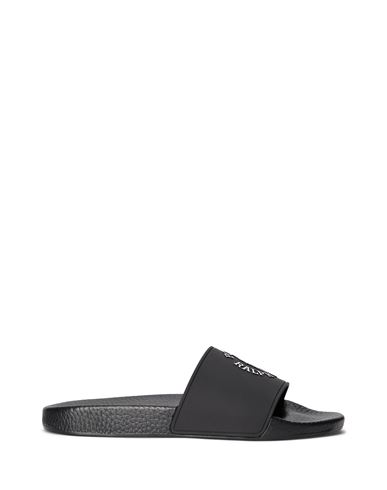 Polo Ralph Lauren Man Sandals Black Size 9 Thermoplastic polyurethane